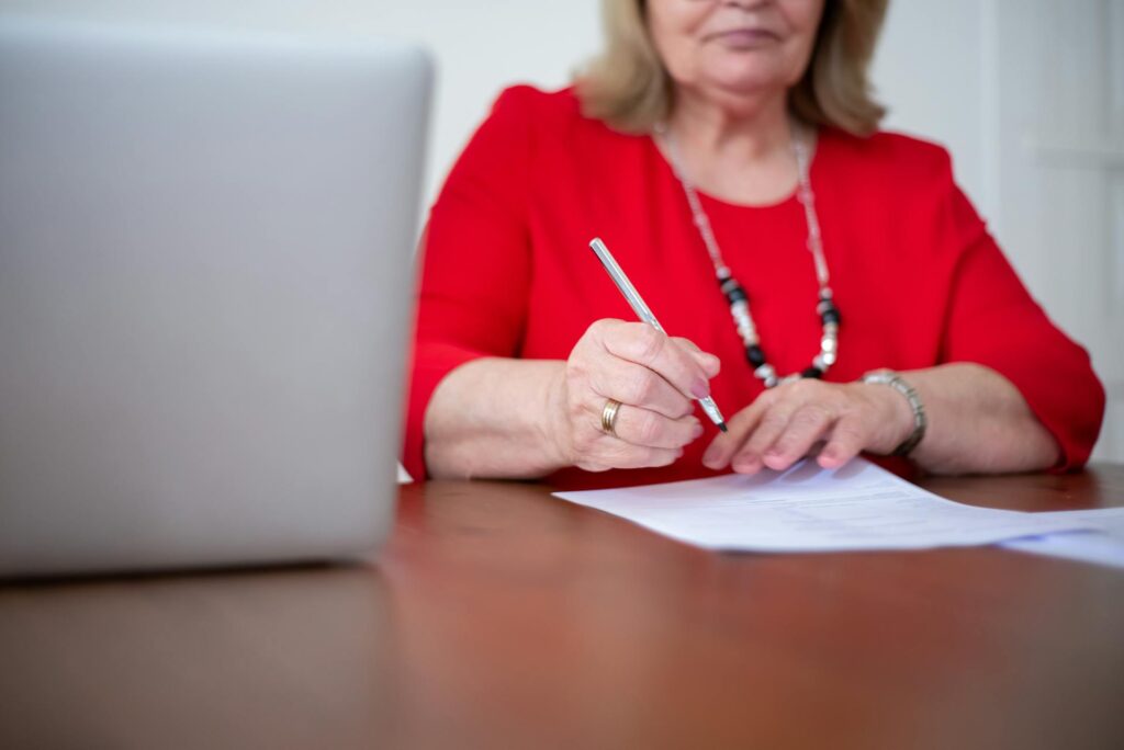 Notary signing